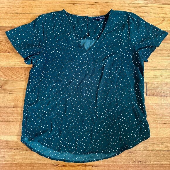 41 Hawthorn V-Neck Flutter Sleeve Blouse - Picture 1 of 3